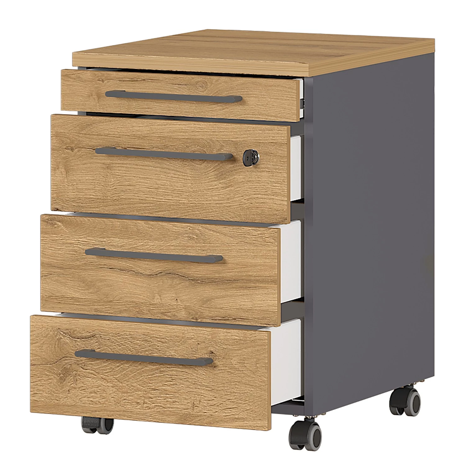 Germania Bureau GW-Agenda (5 éléments) - Imitation chêne Grandson / Graphite – Image 9