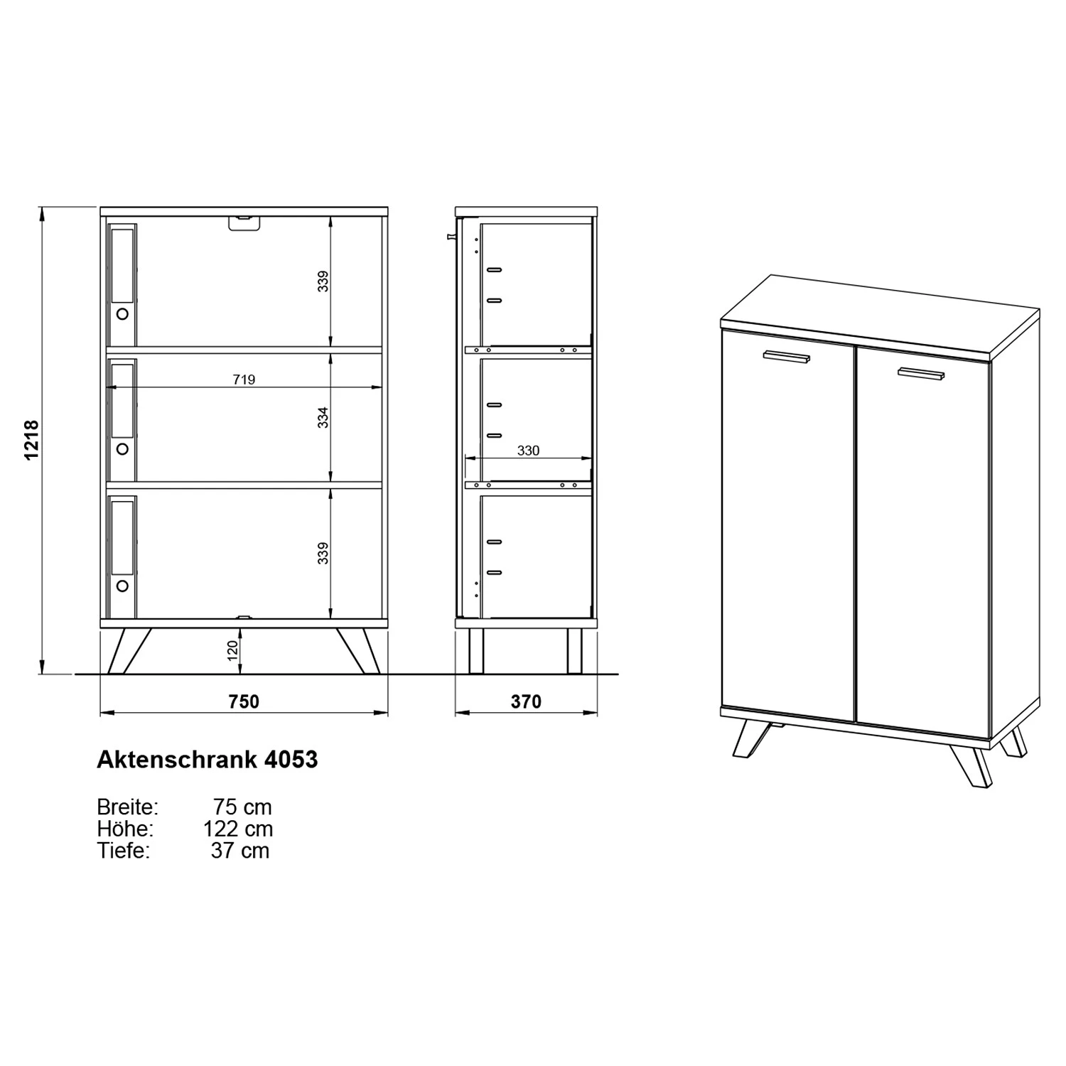 Germania Bureau Neston (5 éléments) - Chêne Sanremo / Blanc – Image 19