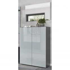 Germania Ensemble d’entrée Genova I (2 éléments) - Verre - Gris argenté / Graphite