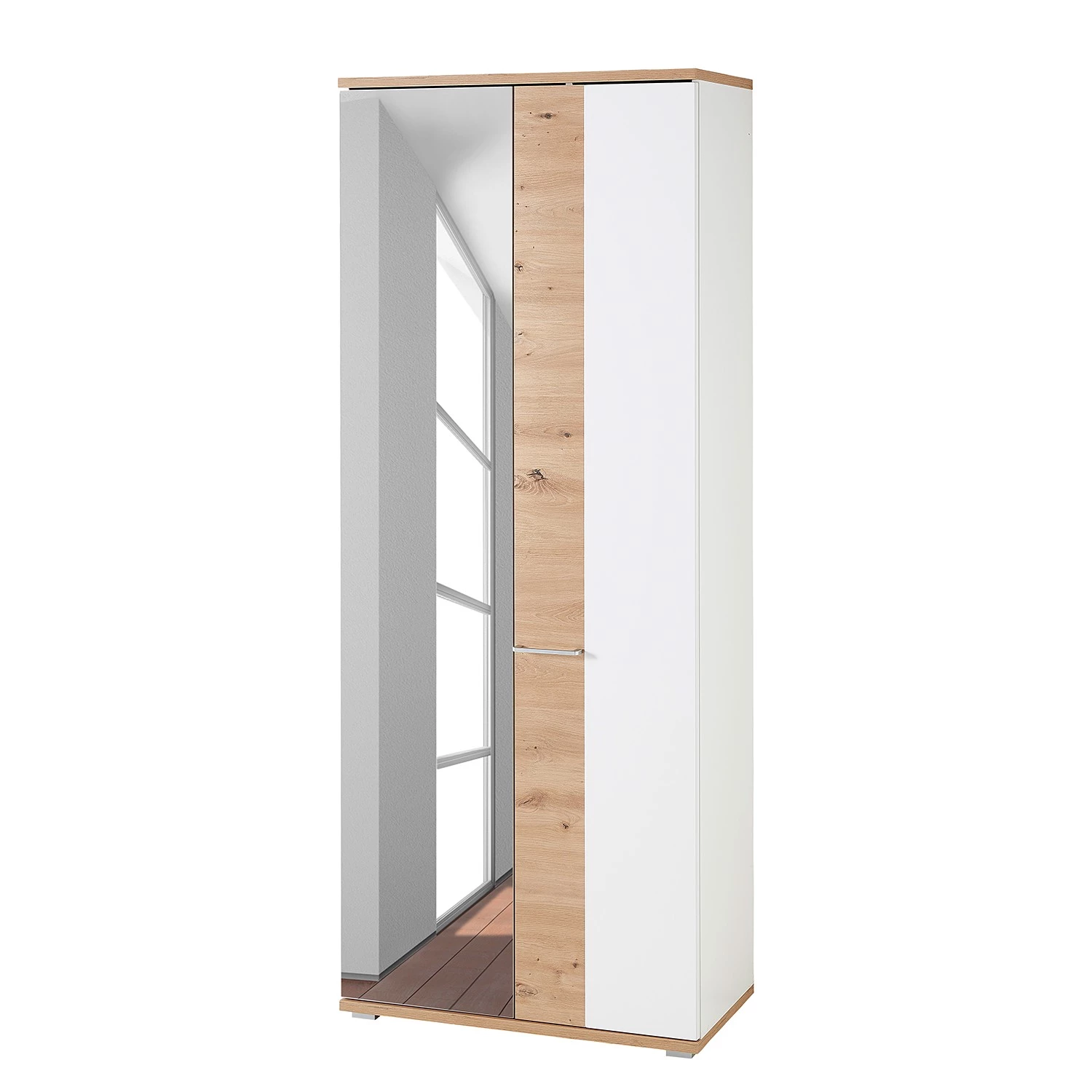 Maison Belfort Ensemble d’entrée Nizao I (3 éléments) - Éclairage intégré - Imitation chêne artisan / Blanc – Image 3