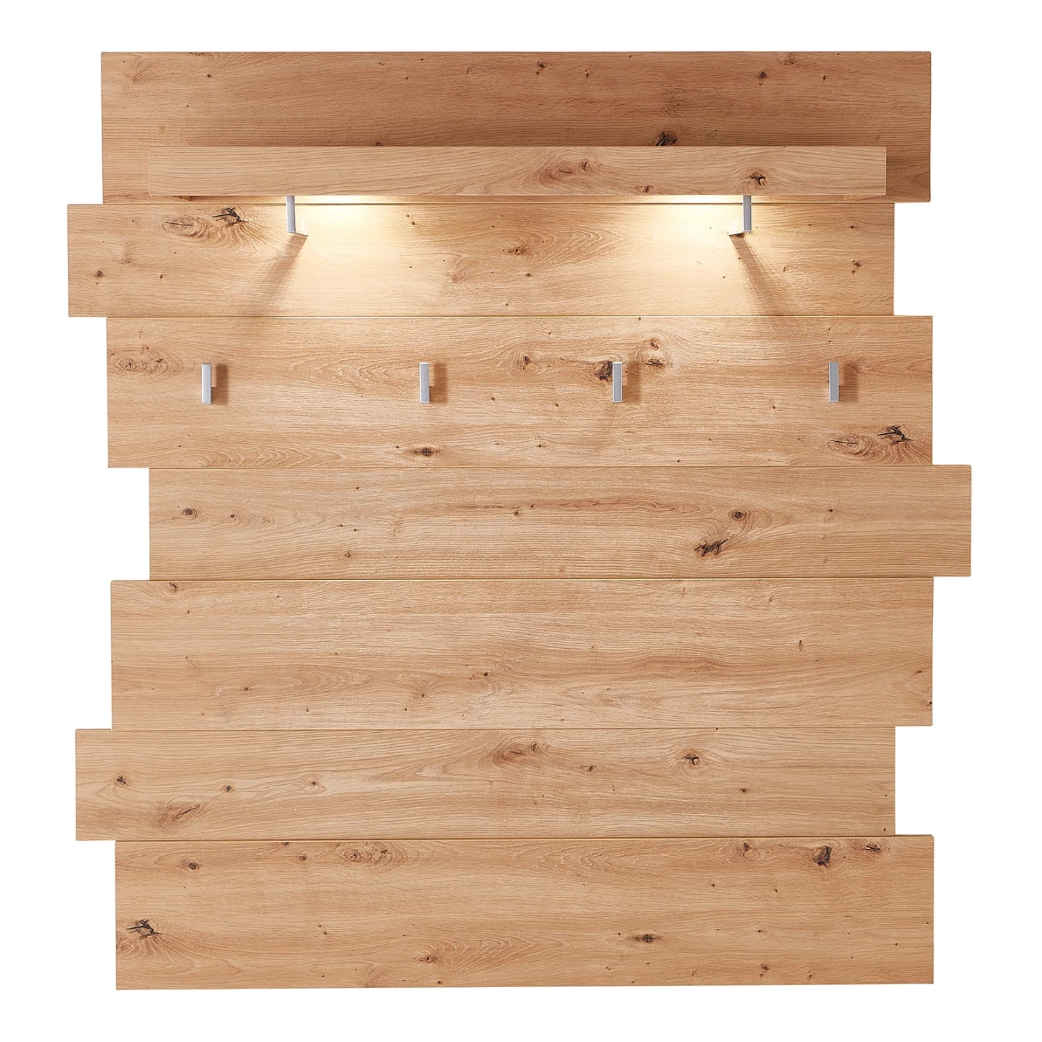 Maison Belfort Ensemble d’entrée Nizao I (3 éléments) - Éclairage intégré - Imitation chêne artisan / Blanc – Image 7