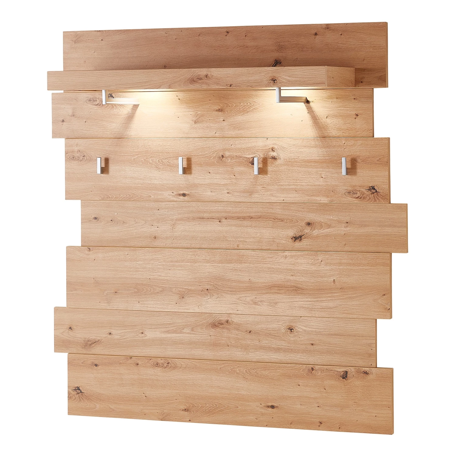 Maison Belfort Ensemble d’entrée Nizao II (5 éléments) - Éclairage intégré - Imitation chêne artisan – Image 6