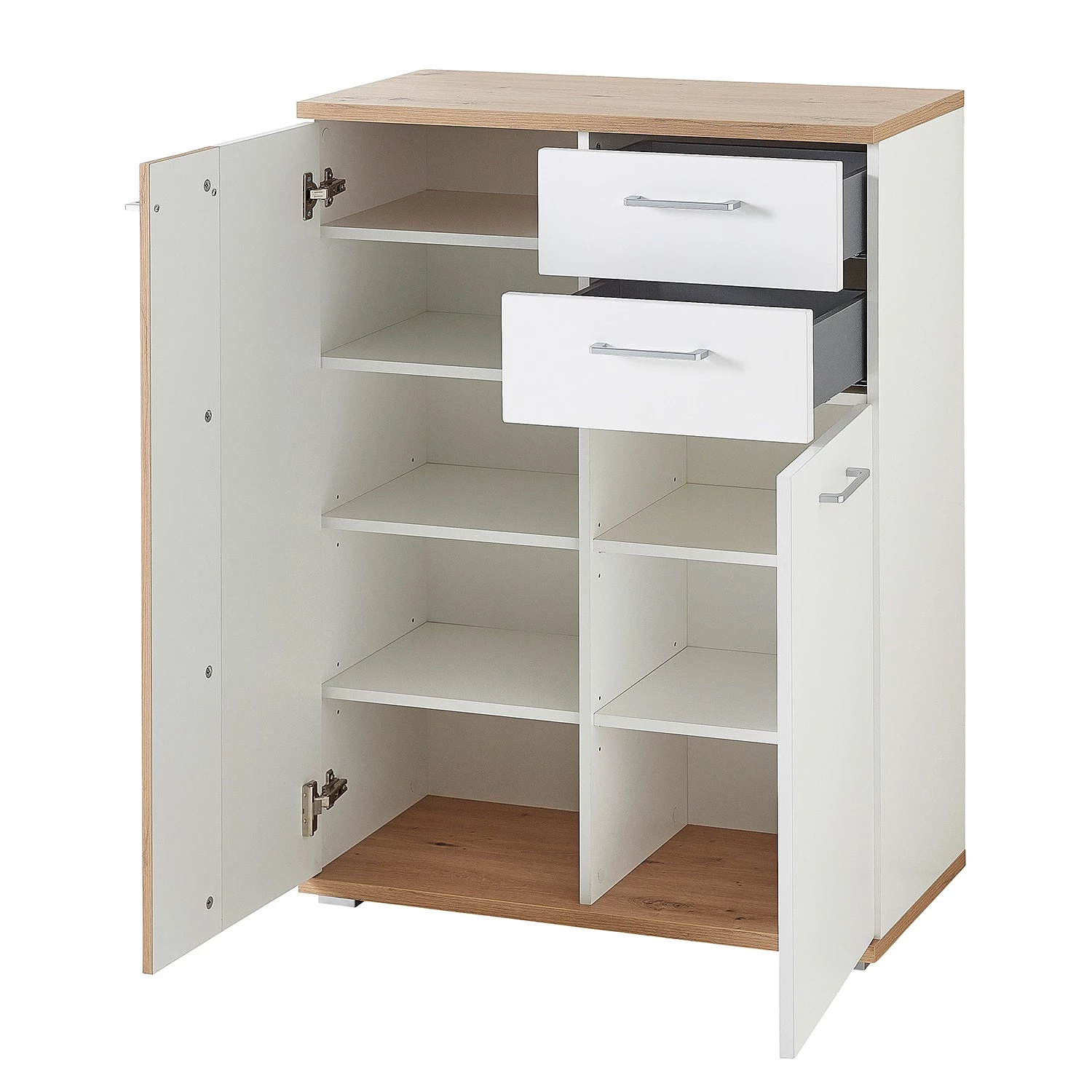 Maison Belfort Ensemble d’entrée Nizao II (5 éléments) - Éclairage intégré - Imitation chêne artisan – Image 14