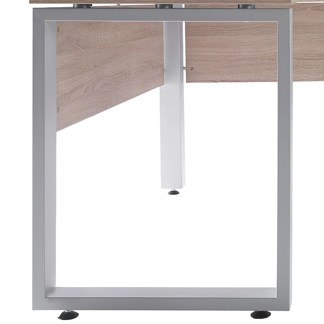 Maja Möbel Combinaison de bureau Merit V - 10 éléments - Imitation chêne de Sonoma / Gris brillant – Image 6