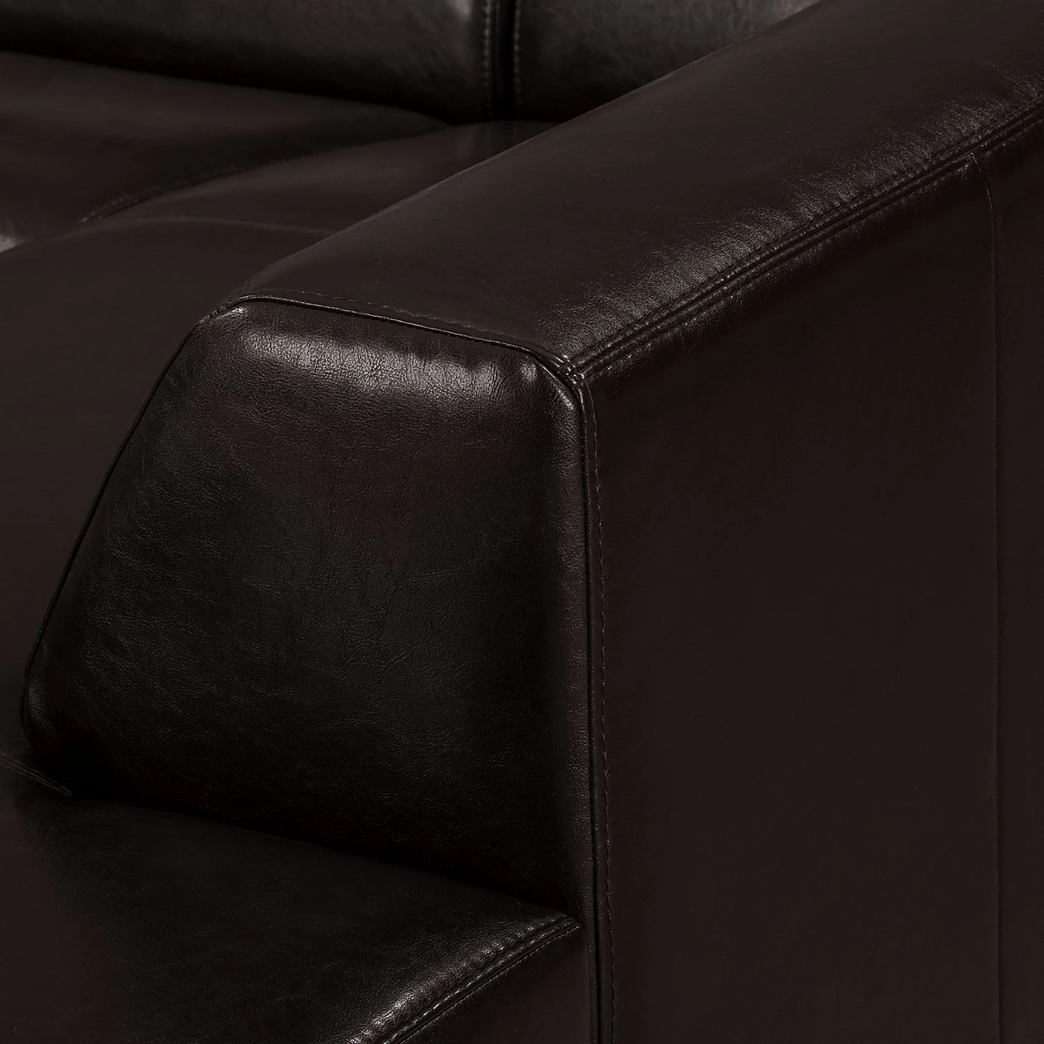 Maison Belfort Ensemble de canapés Nespolo - Cuir synthétique marron – Image 9