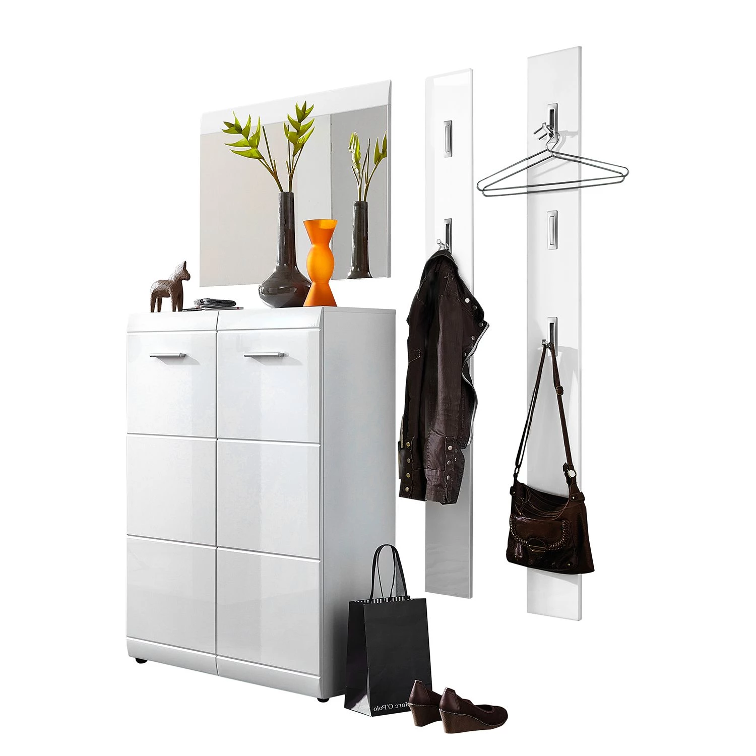 Germania Ensemble de vestibule Adana I - Blanc brillant – Image 2