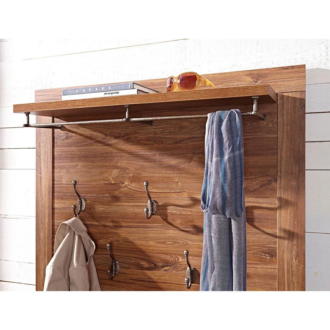 Ridgevalley Ensemble de vestibule Charleroi II - 5 éléments - Imitation acacia – Image 8