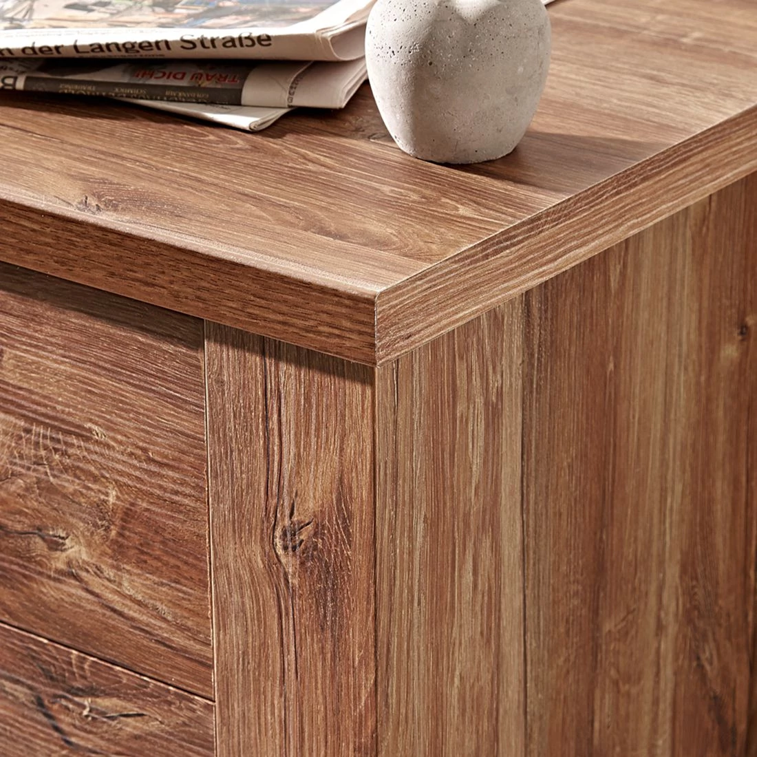 Ridgevalley Ensemble de vestibule Charleroi II - 5 éléments - Imitation acacia – Image 13