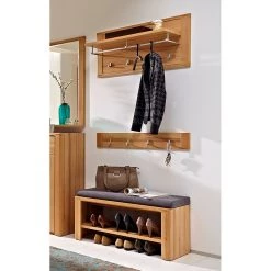 Ars Natura Porte-manteaux NatureStar - Duramen de hêtre partiellement massif