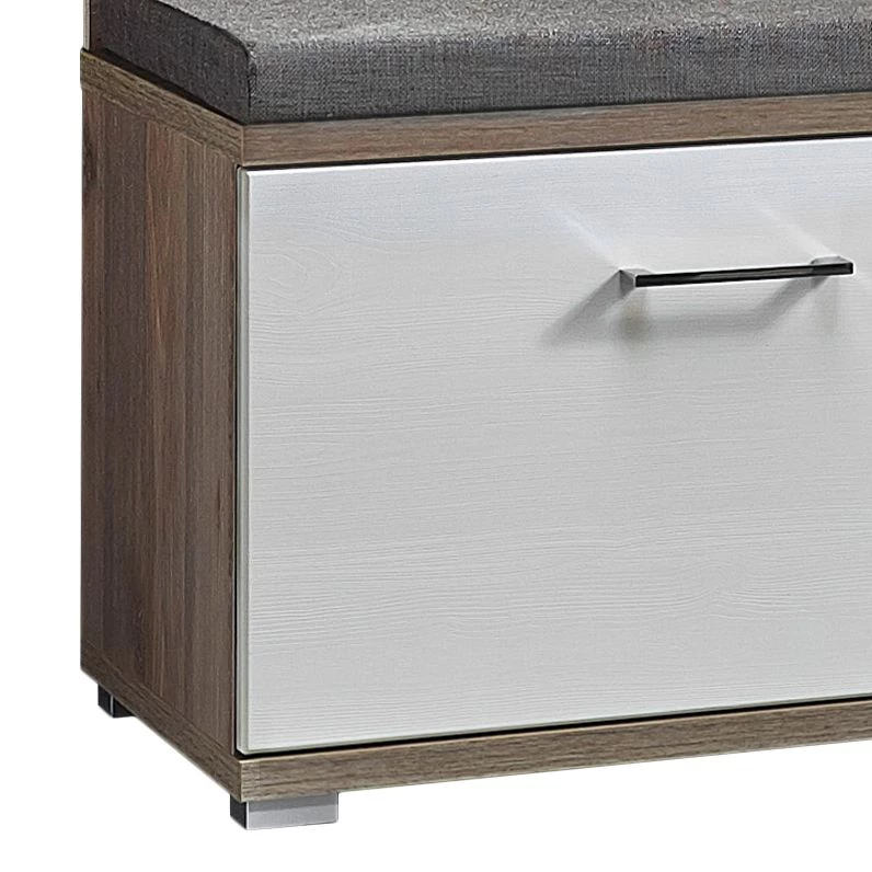 Fredriks Ensemble de vestibule Puls I 3 éléments - Imitation chêne argenté / Blanc – Image 6