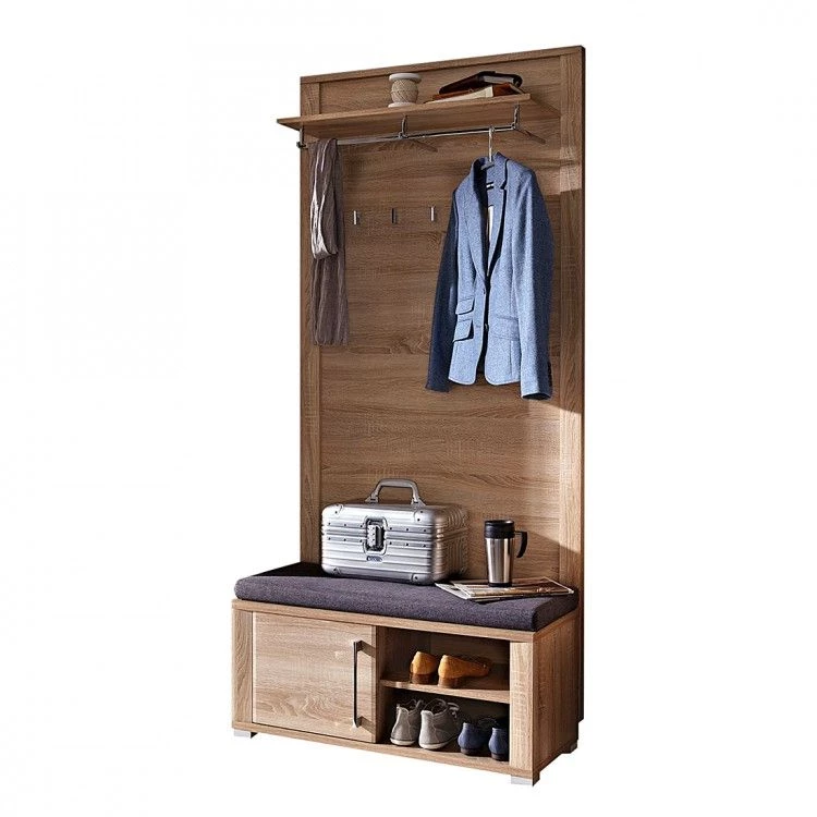 Modoform Porte-manteaux Silkeborg - Imitation chĂȘne