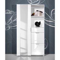 Germania Porte-manteau compact Wiota - Hochglanz Weiß