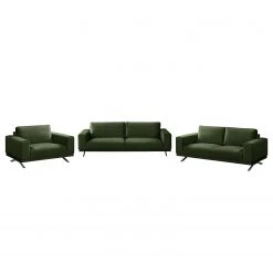 Jack & Alice Ensemble de salon Lorcy (3-2-1) - Vert vieilli