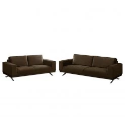 Jack & Alice Ensemble de salon Lorcy (3-2) - Marron