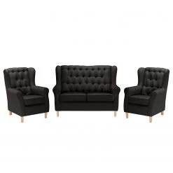 Maison Belfort Ensemble de salon Luro (2-1-1) - Anthracite