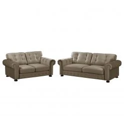 Velvet Studio Ensemble de salon Marau (3-2) - Latte macchiatto