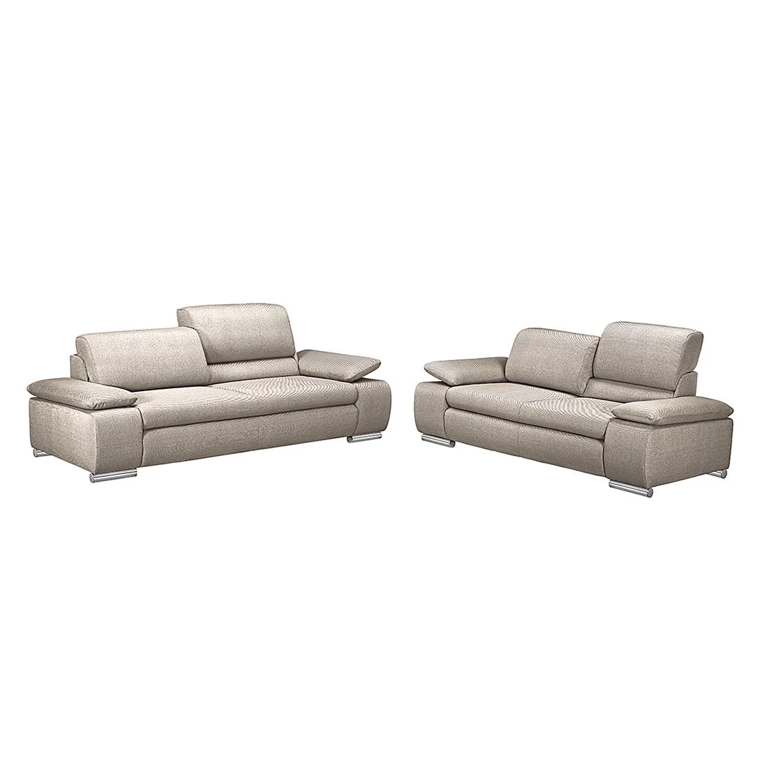 Fredriks Canapé panoramique Masca (3 - 2) - Tissu structuré beige