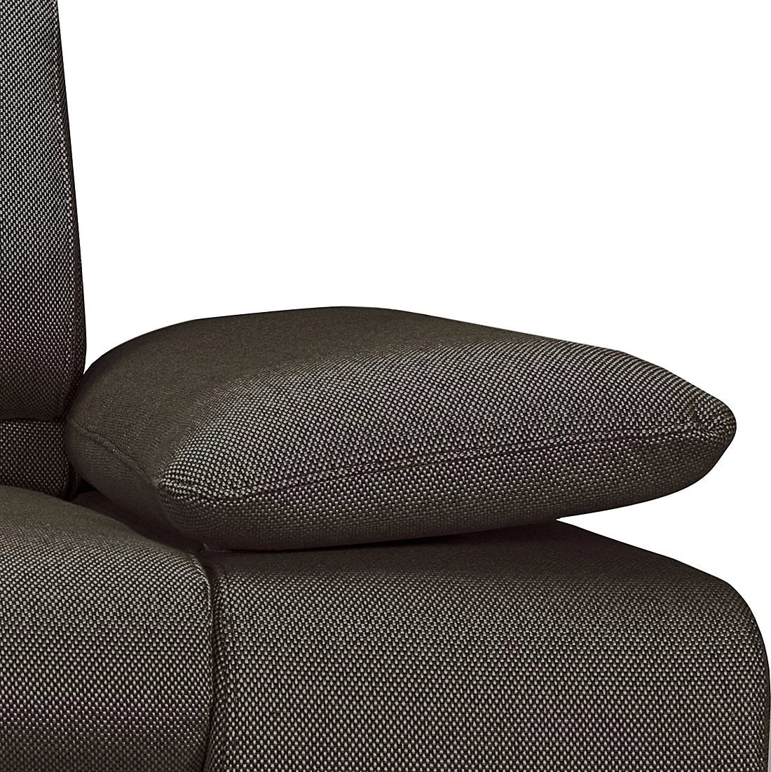 Fredriks Canapé panoramique Masca (3-2) - Tissu structuré gris marron – Image 7