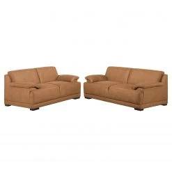 Modoform Ensemble de salon Robö (3-2) - Marron clair - Boxspring