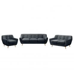 Mørteens Ensemble de salon Rometta (3-2-1) - Gris vintage