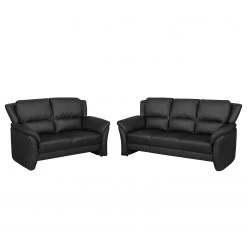 Nuovoform Salon Windom - 3-2-1 - Imitation cuir - Noir