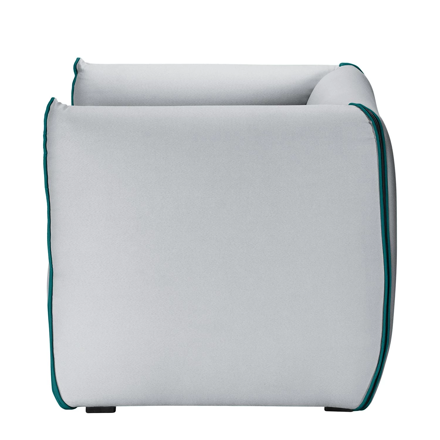 Fredriks Ensemble de salon Grady II (3-2-1) - Tissu - Gris clair / Turquoise – Image 7