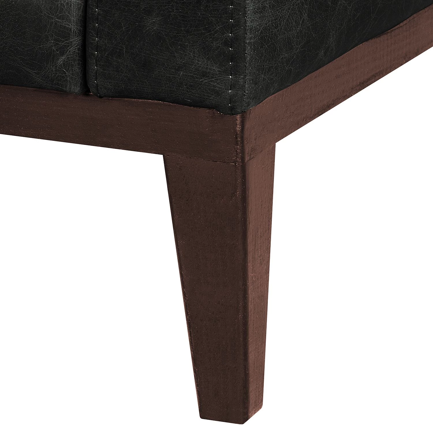 Ars manufacti Ensemble de salon Horley (3-2) - Cuir véritable - Noir – Image 14