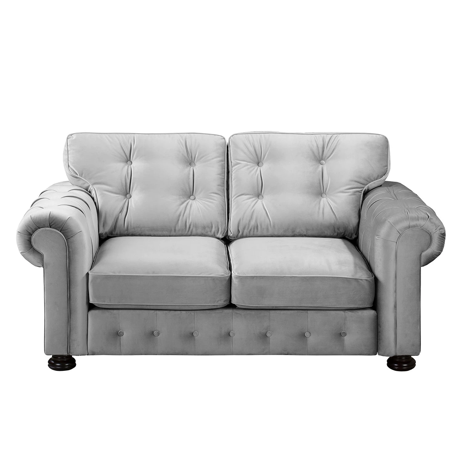 Velvet Studio Ensemble de salon Marau (3-2-1) - Gris clair – Image 5