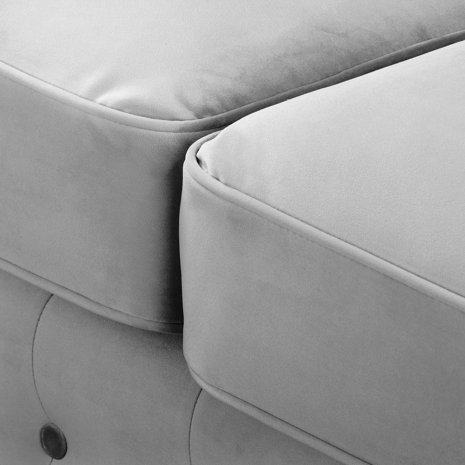 Velvet Studio Ensemble de salon Marau (3-2-1) - Gris clair – Image 10